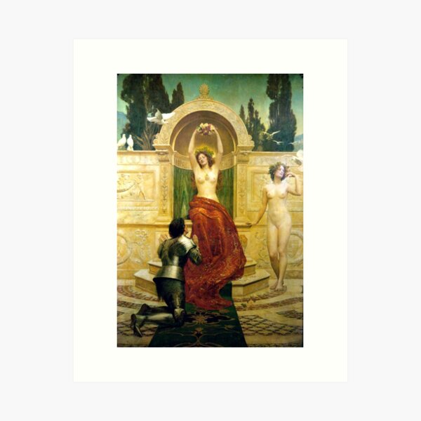Item preview, Tannhäuser in the Venusberg - John Collier designed and sold by forgottenbeauty.