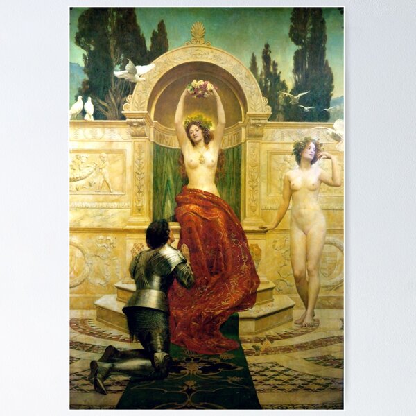 Item preview, Tannhäuser in the Venusberg - John Collier designed and sold by forgottenbeauty.