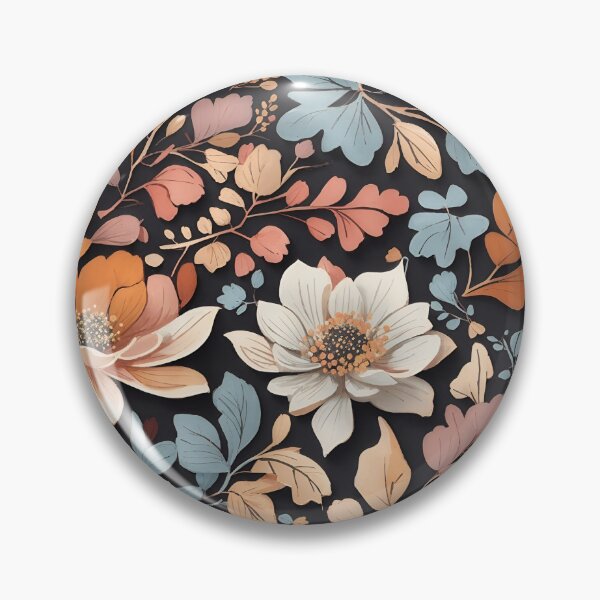 Item preview, Fall Floral Seamless Flowers designed and sold by LilCozyDesigns.