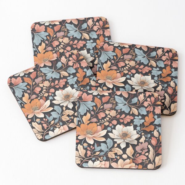 Item preview, Fall Floral Seamless Flowers designed and sold by LilCozyDesigns.