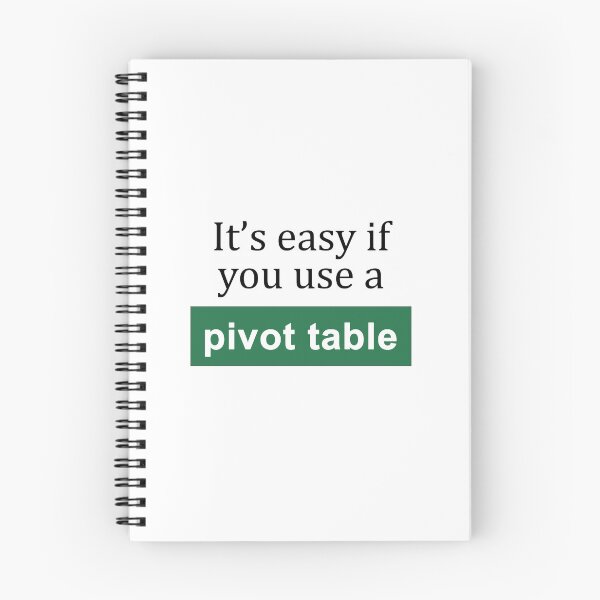 Item preview, It's Easy if You Use a Pivot Table designed and sold by ThePurpleFrog.