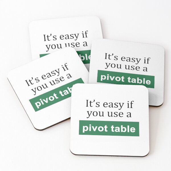 Item preview, It's Easy if You Use a Pivot Table designed and sold by ThePurpleFrog.