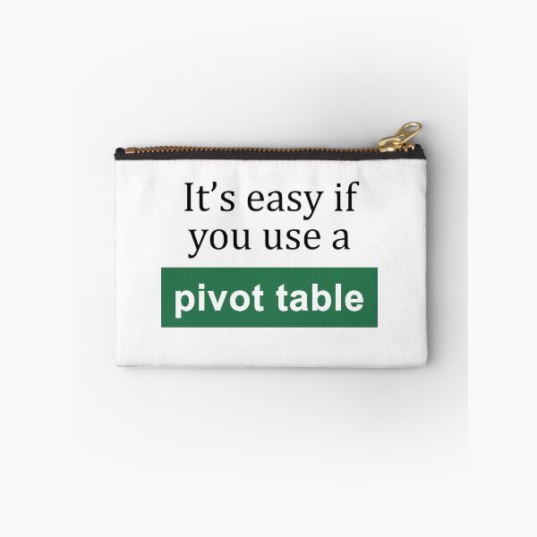Item preview, It's Easy if You Use a Pivot Table designed and sold by ThePurpleFrog.