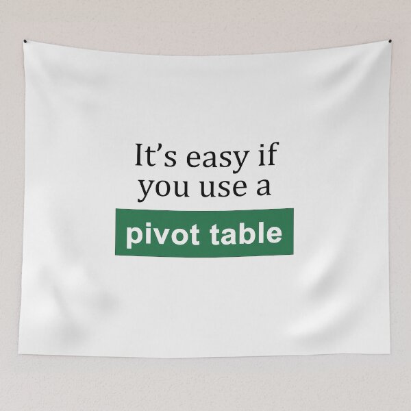 Item preview, It's Easy if You Use a Pivot Table designed and sold by ThePurpleFrog.