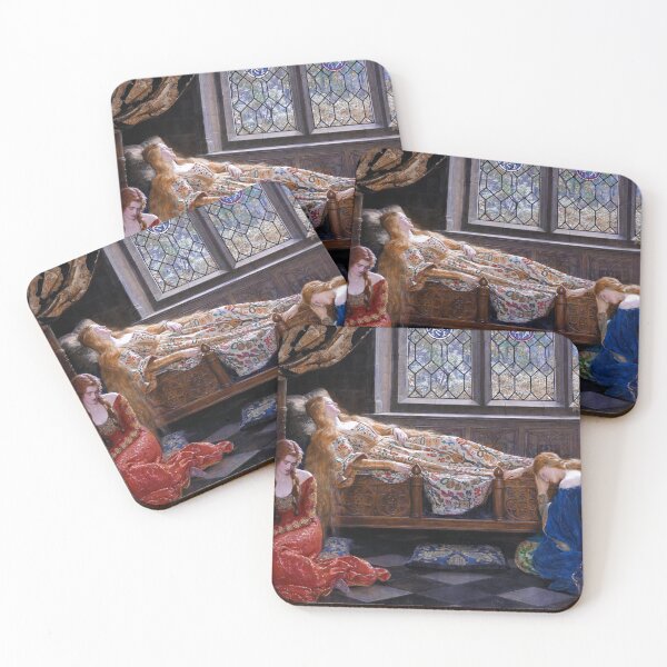 Item preview, The Sleeping Beauty - John Collier designed and sold by forgottenbeauty.