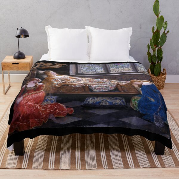 Item preview, The Sleeping Beauty - John Collier designed and sold by forgottenbeauty.