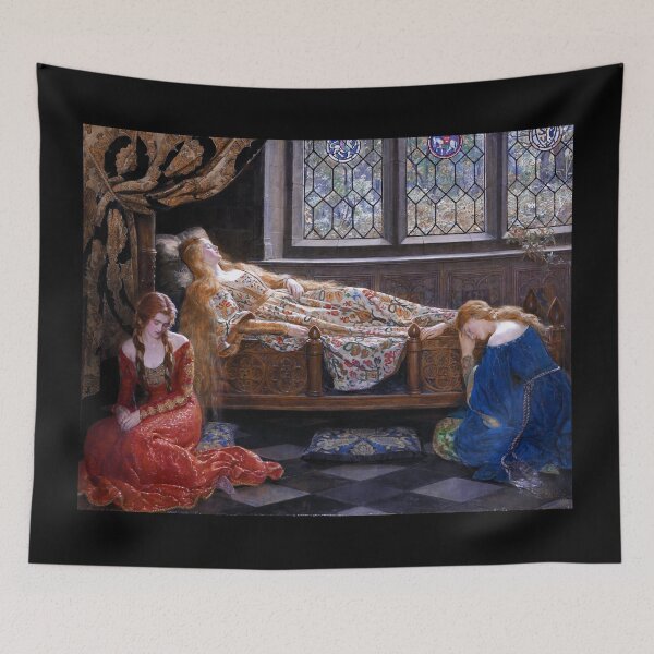 Item preview, The Sleeping Beauty - John Collier designed and sold by forgottenbeauty.