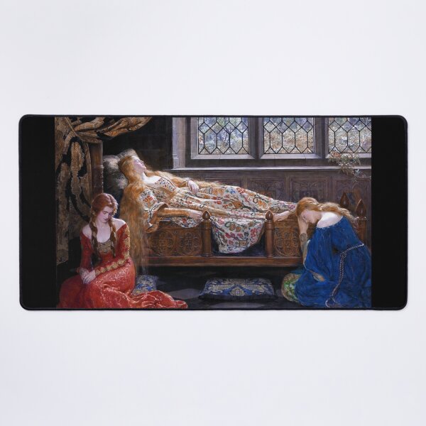 Item preview, The Sleeping Beauty - John Collier designed and sold by forgottenbeauty.
