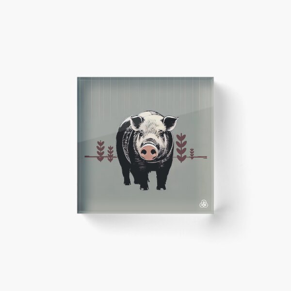 Item preview, Farm pig 001 designed and sold by RGBprints.