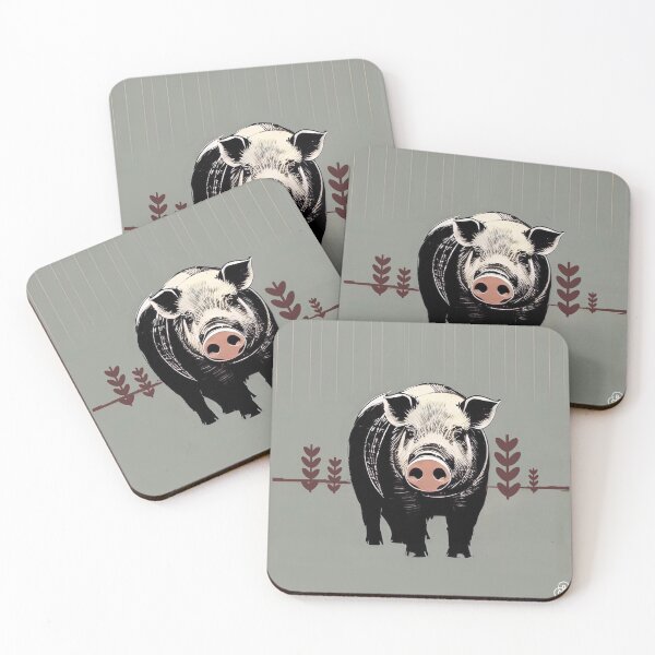 Item preview, Farm pig 001 designed and sold by RGBprints.