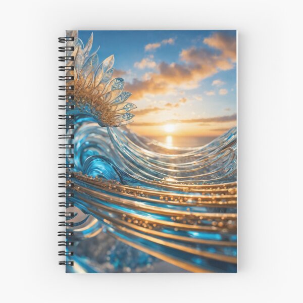Item preview, Glass Crystal Waves Along a Beach Sunset designed and sold by Butler in the Home.