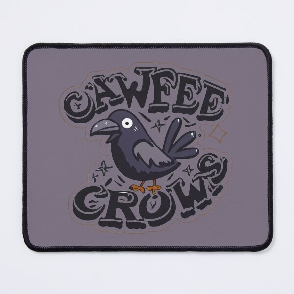 Item preview, Cawfee crow, funny coffee time designed and sold by LuckyFamily.