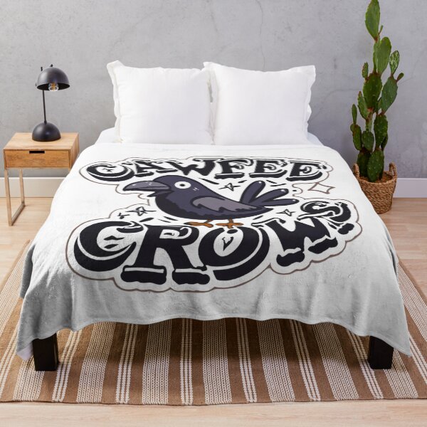 Item preview, Cawfee crow, funny coffee time designed and sold by LuckyFamily.