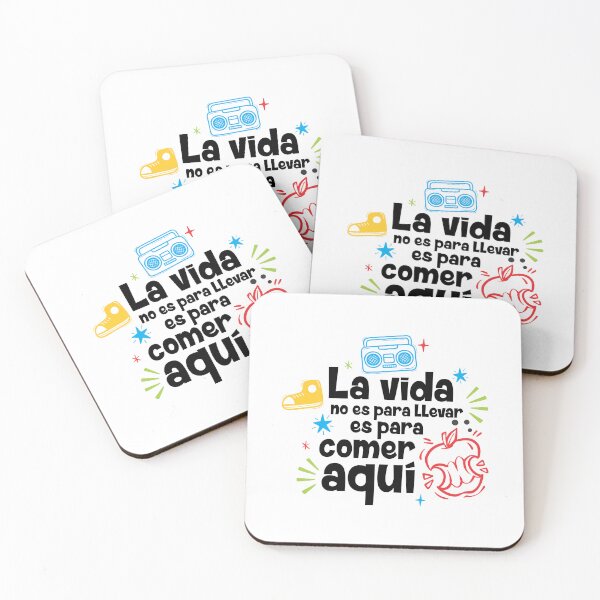 Item preview, La vida no es para llevar, es para comer aquí - Fondo claro designed and sold by 8adesign.