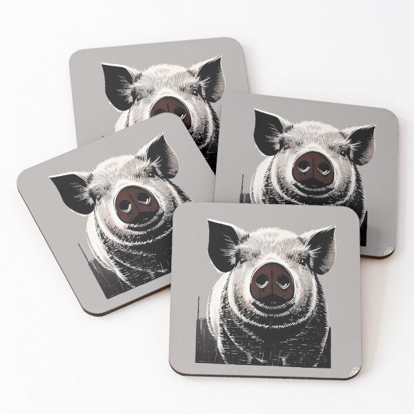 Item preview, Farm pig 002 designed and sold by RGBprints.