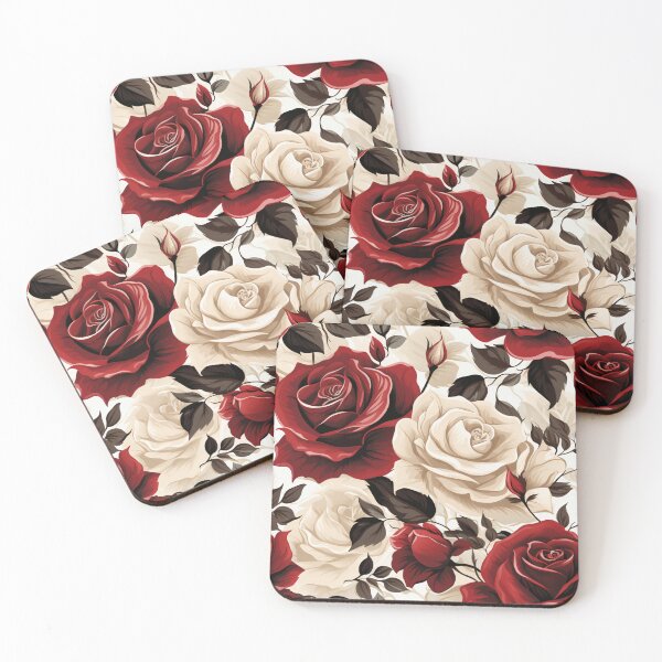 Item preview, A cascade of cascading roses in various shades. designed and sold by StrawberryJolly.