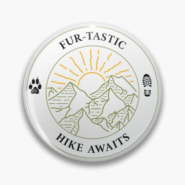 Item preview, Fantastic hike with my furry friend Hiking with a Dog designed and sold by OliveAndSnow.