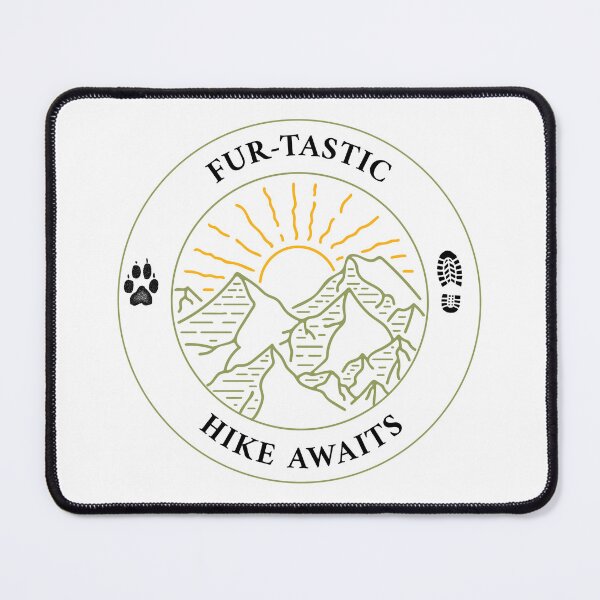 Item preview, Fantastic hike with my furry friend Hiking with a Dog designed and sold by OliveAndSnow.