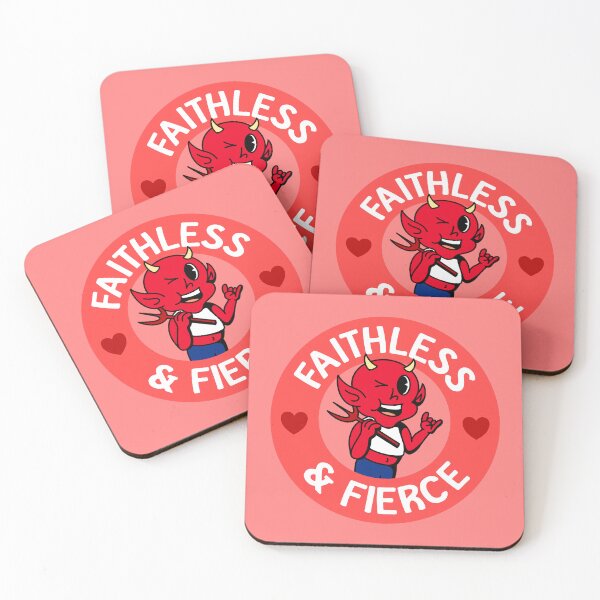 Item preview, Faithless and Fierce - Cute Queer Atheist Devil designed and sold by Picket Club.