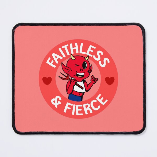 Item preview, Faithless and Fierce - Cute Queer Atheist Devil designed and sold by Picket Club.