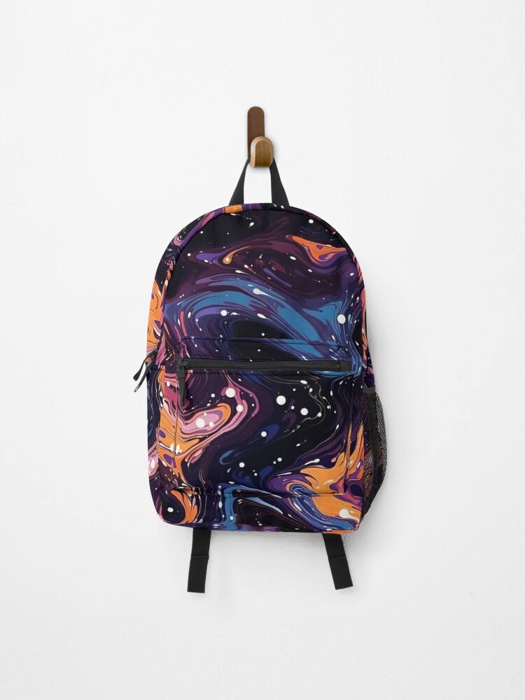 Thumbnail 1 of 3, Backpack, Abstract space pattern 01 designed and sold by DefauItCube.