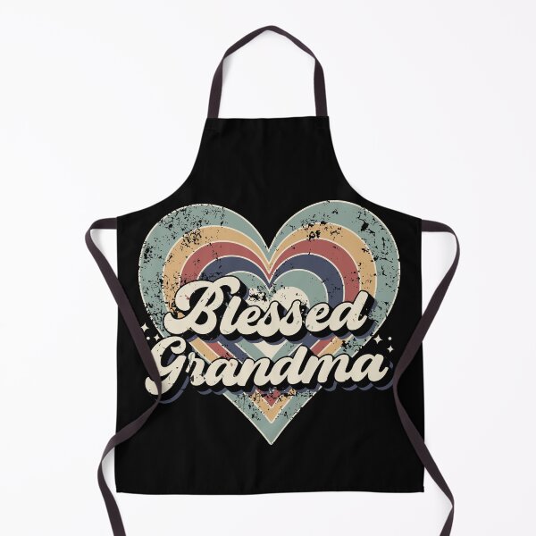 Item preview, Blessed Grandma | Thanksgiving Colorful Heart for Grandma - Black designed and sold by PearlMoonGrapes.