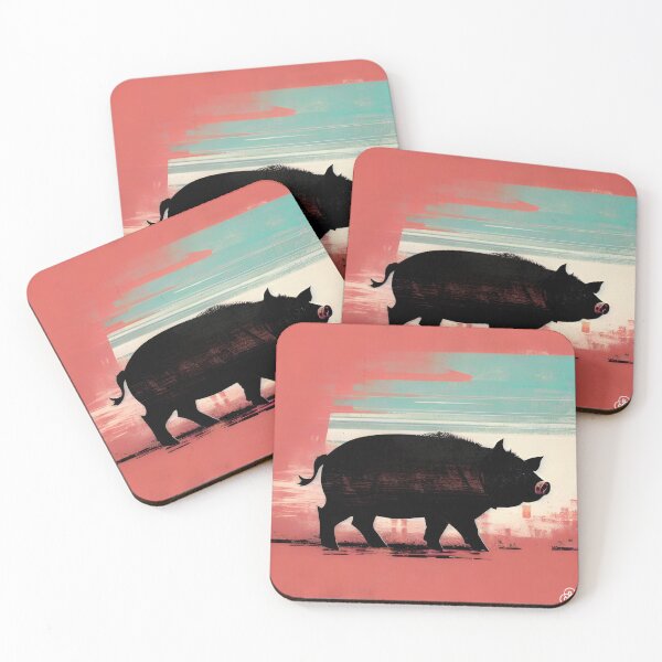 Item preview, Farm pig 004 designed and sold by RGBprints.