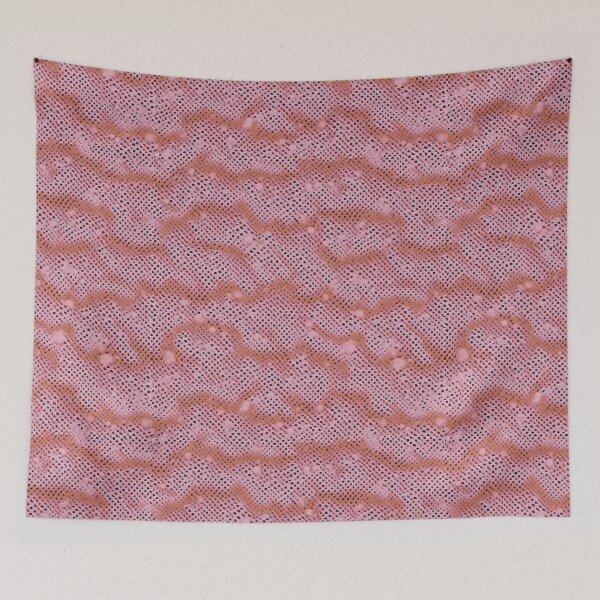 Item preview, Pastel Pink and Black 3d Grid seamlessDesign designed and sold by wolfer21.