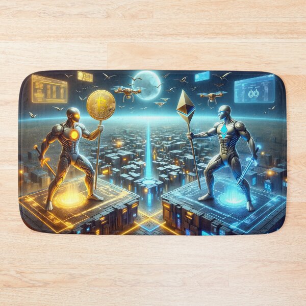Item preview,  "Clash of the Crypto Titans": designed and sold by Ultraviolet1337.