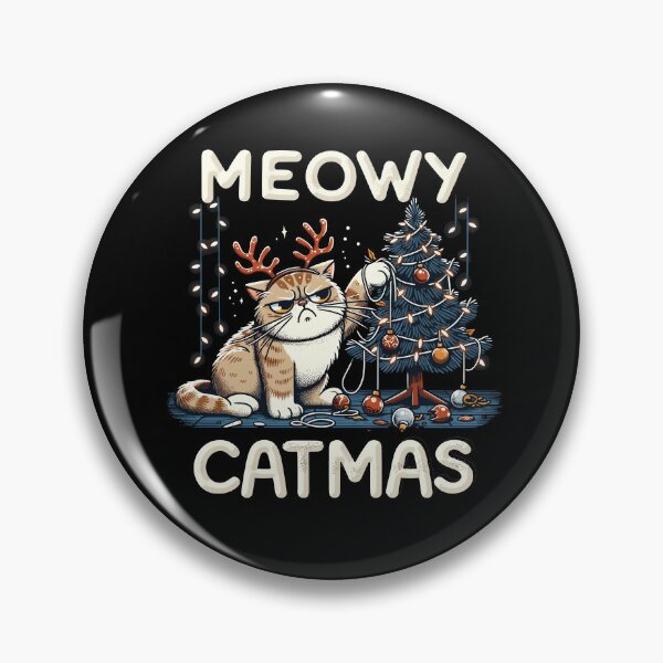 Item preview, Meowy Catmas Funny Cute Kitten Christmas designed and sold by CG Studio.