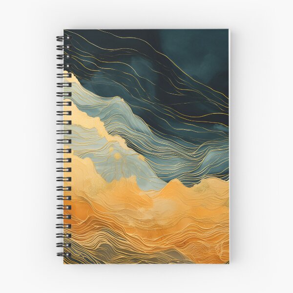Item preview, Abstract topography with gold earthtones designed and sold by dcrc.
