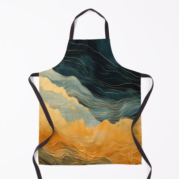 Item preview, Abstract topography with gold earthtones designed and sold by dcrc.