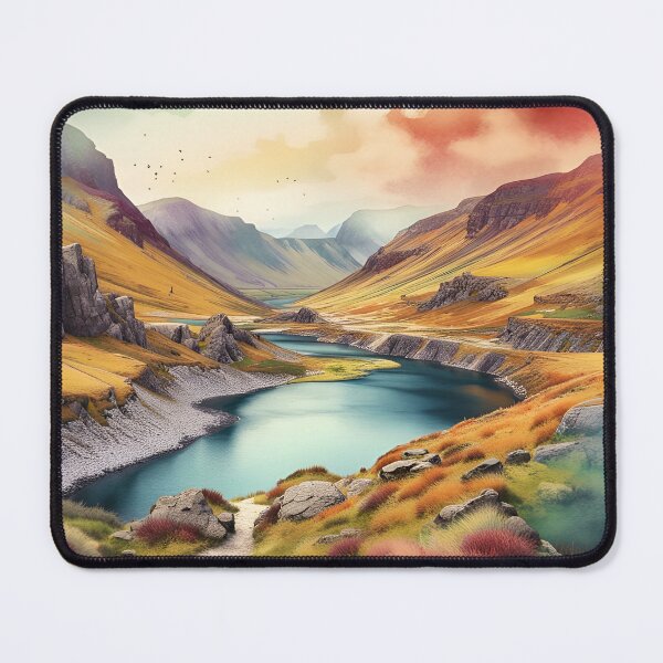 Item preview, A Quintessential Scottish Landscape in Artificial Intelligence designed and sold by LymphomaLass.