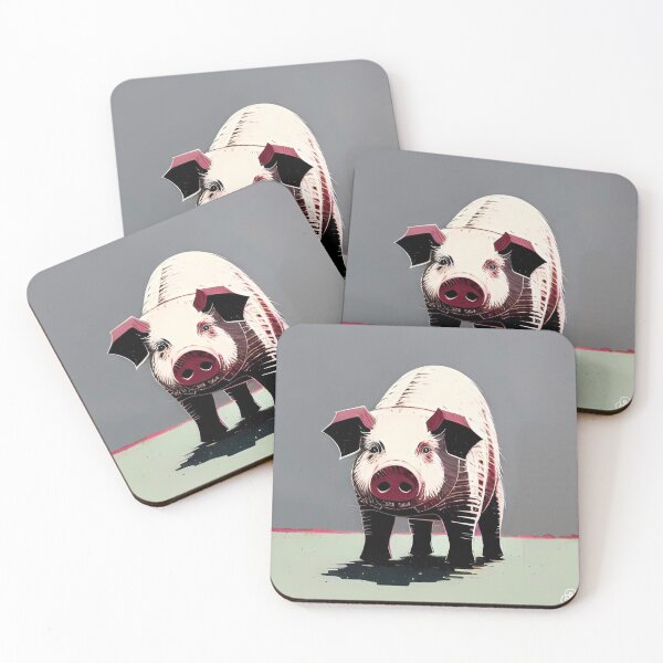Item preview, Farm pig 008 designed and sold by RGBprints.