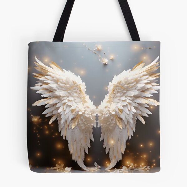 Item preview, impresionantes alas de ángel con rosas blancas designed and sold by dcrc.