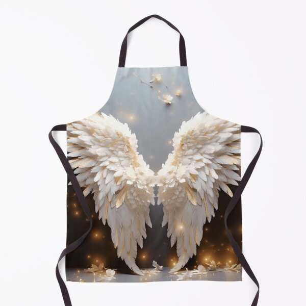 Item preview, stunning angel wings with white roses designed and sold by dcrc.