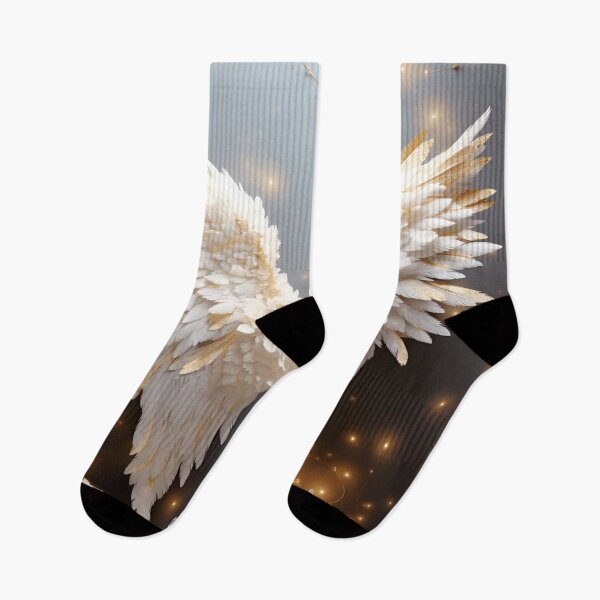 Item preview, stunning angel wings with white roses designed and sold by dcrc.