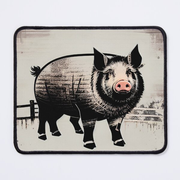 Item preview, Farm pig 011 designed and sold by RGBprints.