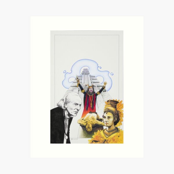 The 1st Doctor and the Aztecs Art Print