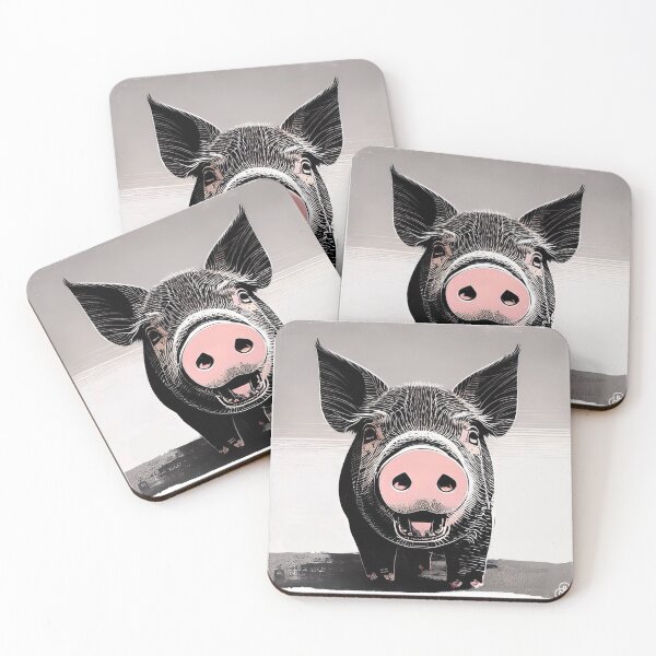 Item preview, Farm pig 012 designed and sold by RGBprints.