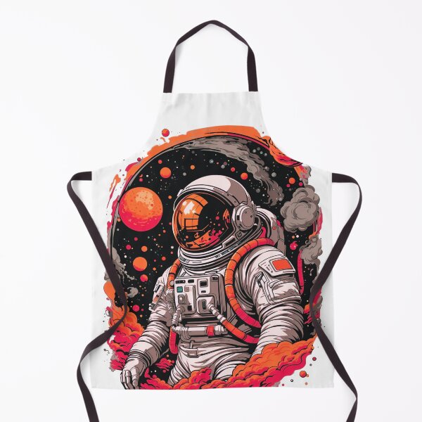 Item preview, astronaut ,lost in galaxy, streetwear design, pro vector, Japanese style, solid colors, no shadows, warm colors, bright colors designed and sold by cepharts.