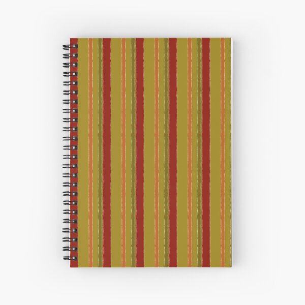 Copy of Festive Frosty Candy Cane Stripes Spiral Notebook