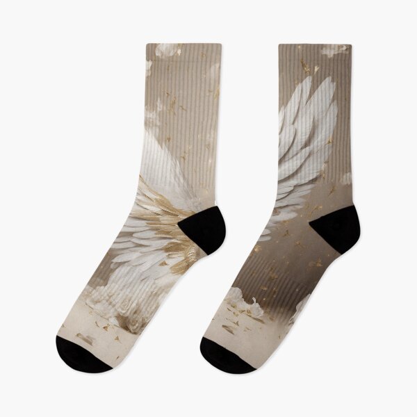 Item preview, stunning angel wings with white roses designed and sold by dcrc.