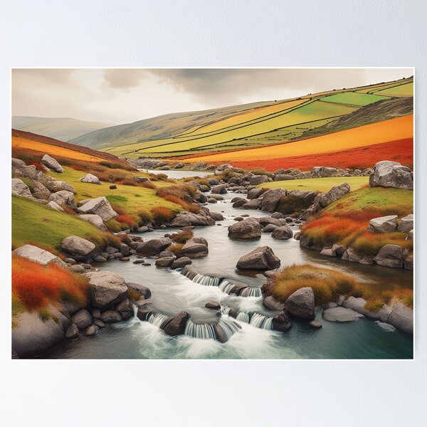 Item preview, A Quintessential Welsh Landscape in Artificial Intelligence designed and sold by LymphomaLass.
