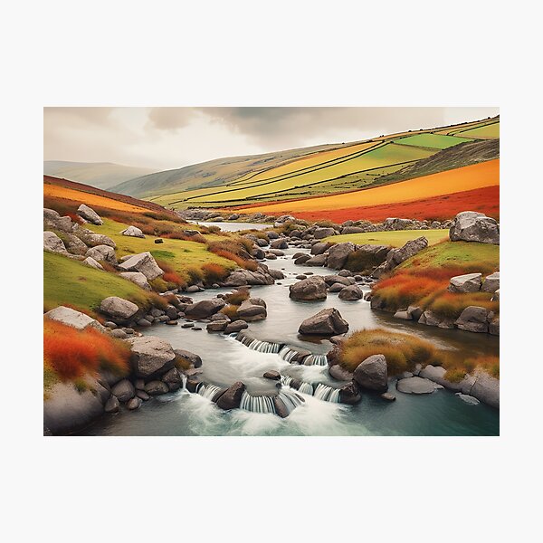 Item preview, A Quintessential Welsh Landscape in Artificial Intelligence designed and sold by LymphomaLass.