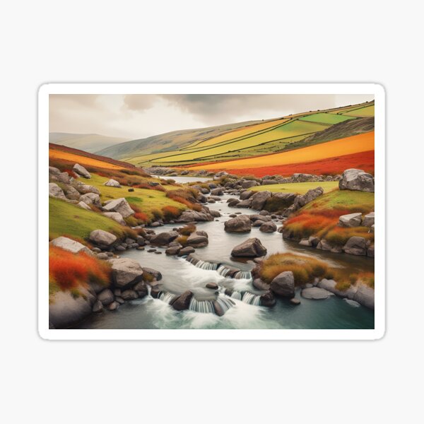 Item preview, A Quintessential Welsh Landscape in Artificial Intelligence designed and sold by LymphomaLass.