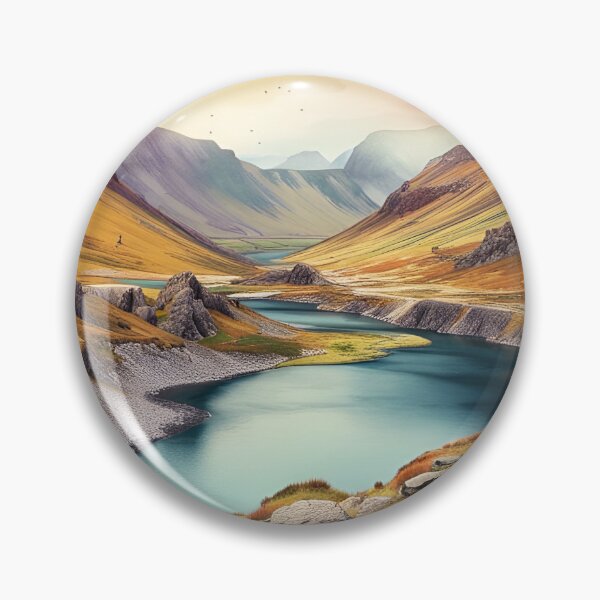 Item preview, A Quintessential Scottish Landscape in Artificial Intelligence designed and sold by LymphomaLass.