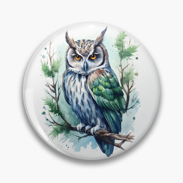 Item preview, Twilight Feathered Sentinel I By Ava Lawson designed and sold by TheAbayArt.