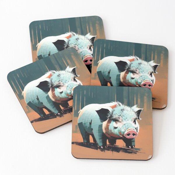 Item preview, Farm pig 014 designed and sold by RGBprints.