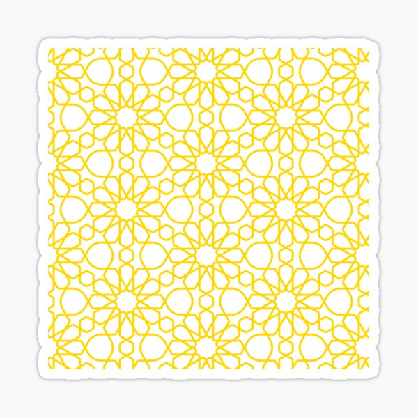 Item preview, Yellow Moroccan Mosaic, Moroccan Art  designed and sold by Islanr.